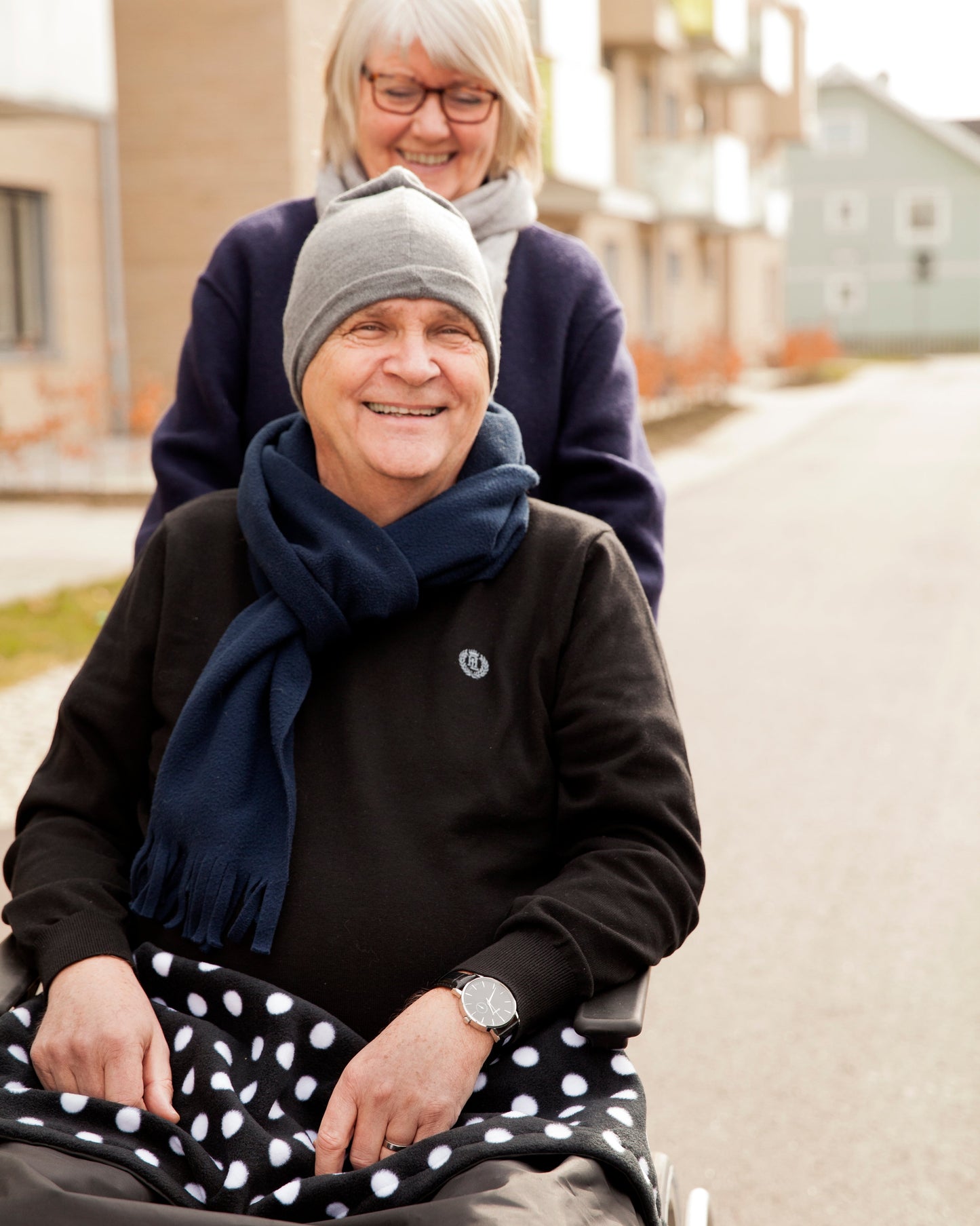 Cab-on Wind - Black Focused Dots/Black (strl M/L)